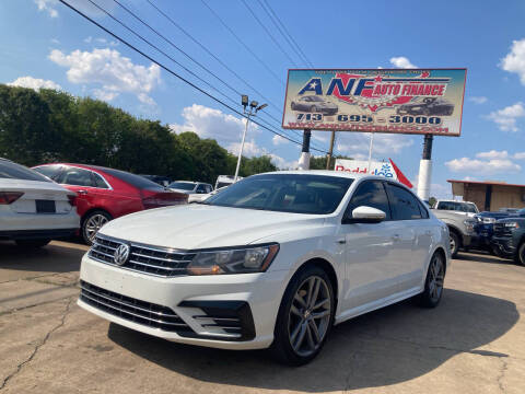 2018 Volkswagen Passat for sale at ANF AUTO FINANCE in Houston TX