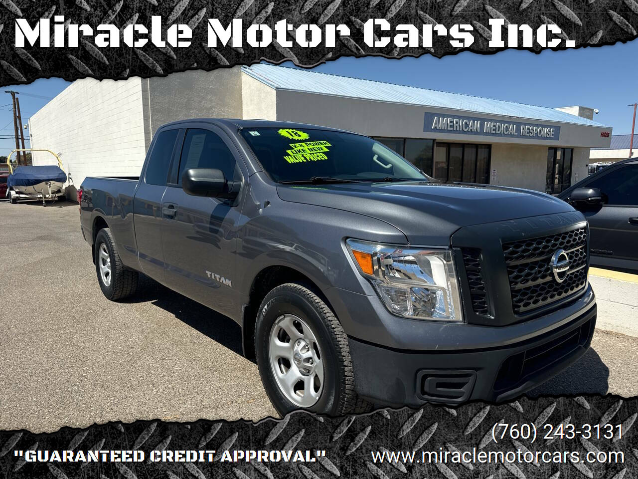 2018 Nissan Titan S 4x2 4dr King Cab 