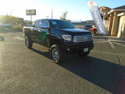 2016 Toyota Tundra for sale at Team D Auto Sales in Saint George UT