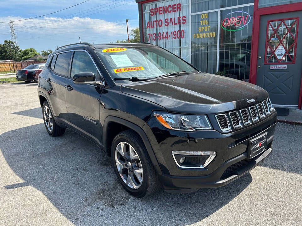 2020 Jeep Compass for sale at SPENCER AUTO SALES in South Houston, TX