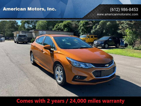 2017 Chevrolet Cruze for sale at American Motors, Inc. in Farmington MN