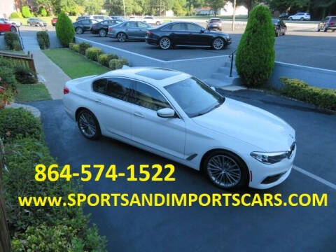 2018 BMW 5 Series for sale at Sports & Imports INC in Spartanburg SC