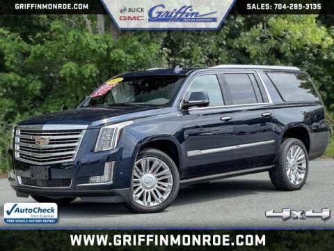 2019 Cadillac Escalade ESV for sale at Griffin Buick GMC in Monroe NC