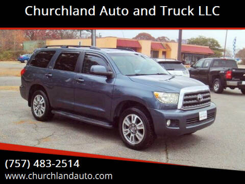 2010 Toyota Sequoia for sale at Churchland Auto and Truck LLC in Portsmouth VA