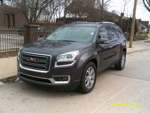 2013 GMC Acadia for sale at Fred Elias Auto Sales in Center Line MI