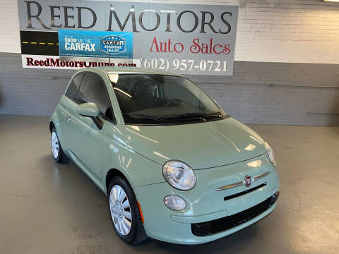 2015 FIAT 500 for sale at REED MOTORS LLC in Phoenix AZ