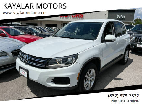 2014 Volkswagen Tiguan for sale at KAYALAR MOTORS in Houston TX