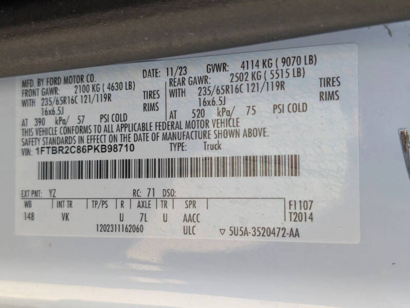 2023 Ford Transit