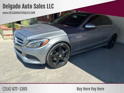 2015 Mercedes-Benz C-Class for sale at Delgado Auto Sales LLC in Grand Prairie TX