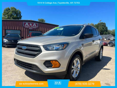 2018 Ford Escape for sale at A & A Auto Sales in Fayetteville AR