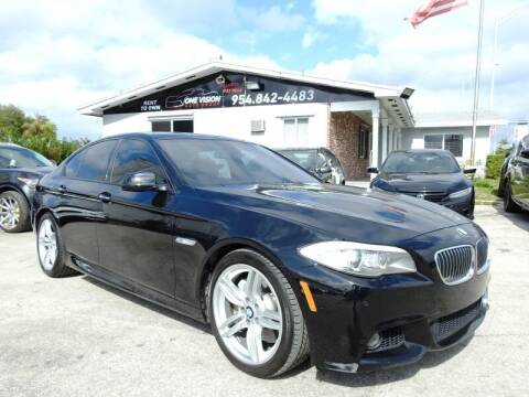 2013 BMW 5 Series for sale at One Vision Auto in Hollywood FL