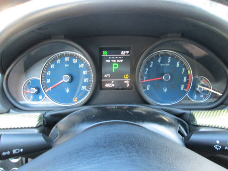 2012 Maserati GranTurismo S Automatic