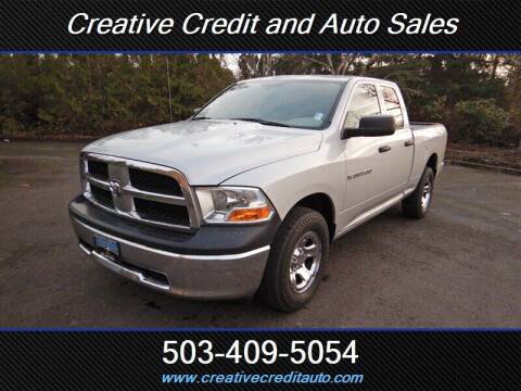 2012 RAM Ram Pickup 1500 for sale at Creative Credit & Auto Sales in Salem OR
