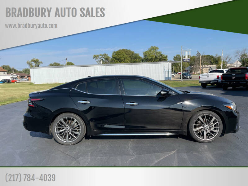 2020 Nissan Maxima for sale at BRADBURY AUTO SALES in Gibson City IL
