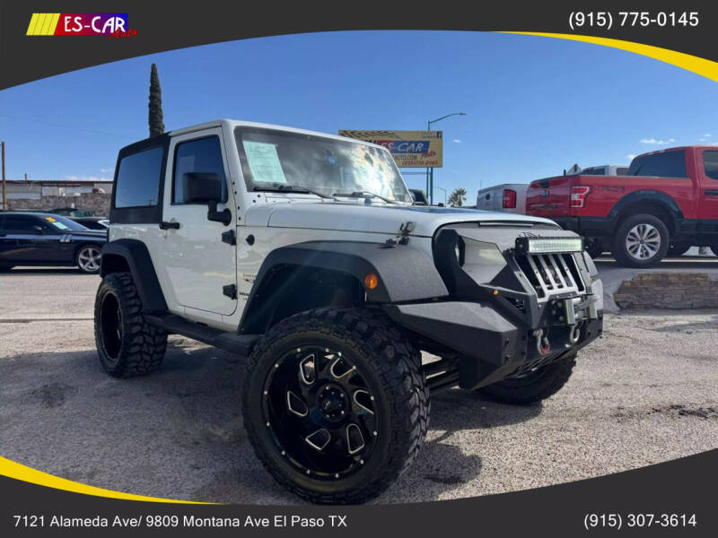 2012 Jeep Wrangler for sale at Escar Auto in El Paso TX