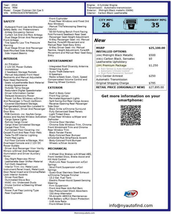 2014 MINI Clubman Cooper S