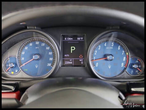 2016 Maserati GranTurismo MC