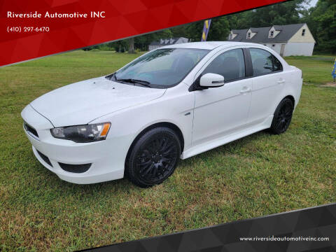 2015 Mitsubishi Lancer for sale at Riverside Automotive INC in Aberdeen MD