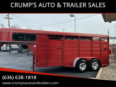2013 Calico 16’ Horse Stock Trailer for sale at CRUMP'S AUTO & TRAILER SALES in Crystal City MO
