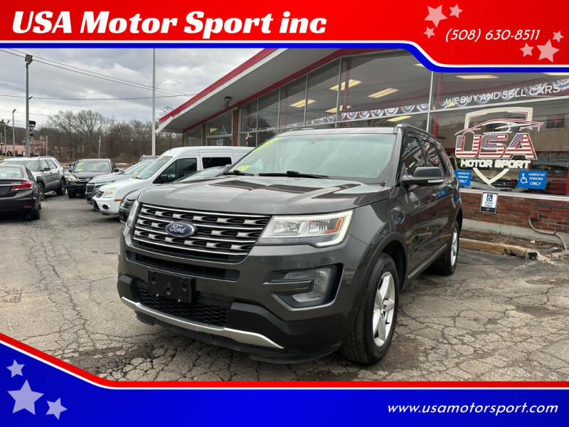 2017 Ford Explorer for sale at USA Motor Sport inc in Marlborough MA