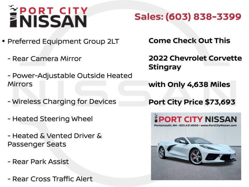 2022 Chevrolet Corvette Stingray