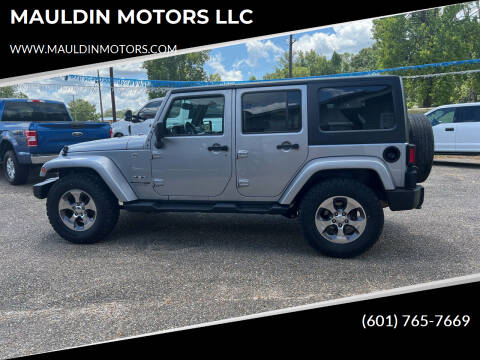 2018 Jeep Wrangler JK Unlimited for sale at MAULDIN MOTORS LLC in Sumrall MS