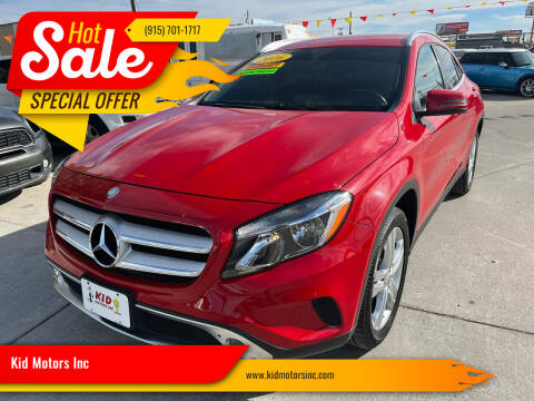 2015 Mercedes-Benz GLA for sale at Kid Motors Inc in El Paso TX