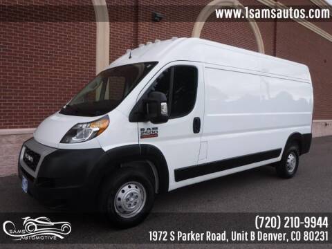 2021 RAM ProMaster for sale at SAM'S AUTOMOTIVE in Denver CO