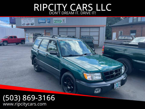 2000 Subaru Forester for sale at RIPCITY CARS LLC in Portland OR