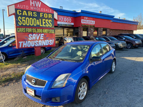 2012 Nissan Sentra for sale at HW Auto Wholesale in Norfolk VA