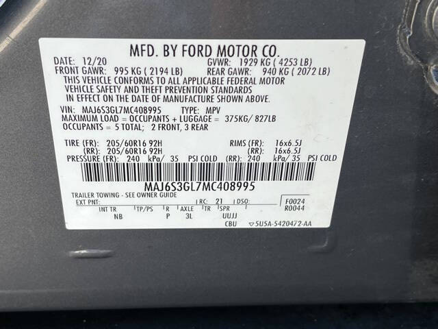 2021 Ford EcoSport SE