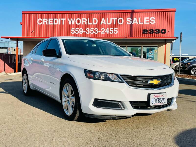2015 Chevrolet Impala for sale at Credit World Auto Sales in Fresno CA