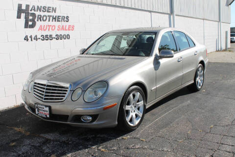 2007 Mercedes-Benz E-Class for sale at HANSEN BROTHERS AUTO SALES in Milwaukee WI