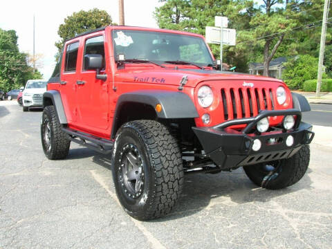 2015 Jeep Wrangler Unlimited for sale at South Atlanta Motorsports in Mcdonough GA