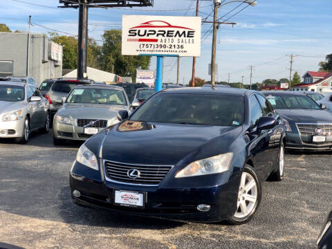 2007 Lexus ES 350 for sale at Supreme Auto Sales in Chesapeake VA