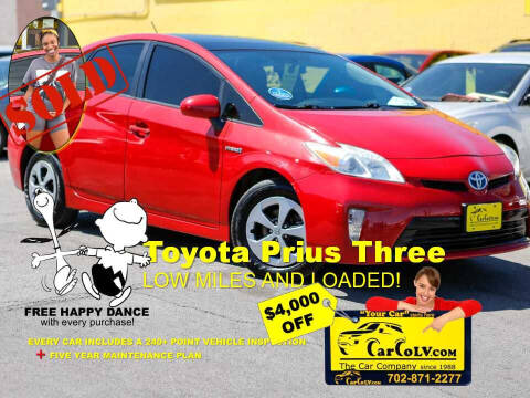 2013 Toyota Prius for sale at The Car Company in Las Vegas NV