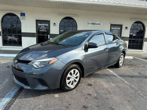 2015 Toyota Corolla for sale at Supreme Motor Sports in North Fort Myers FL