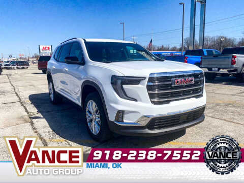 2025 GMC Acadia for sale at Vance Fleet Services in Guthrie OK