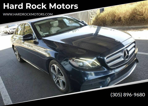 2017 Mercedes-Benz E-Class for sale at Hard Rock Motors in Hollywood FL