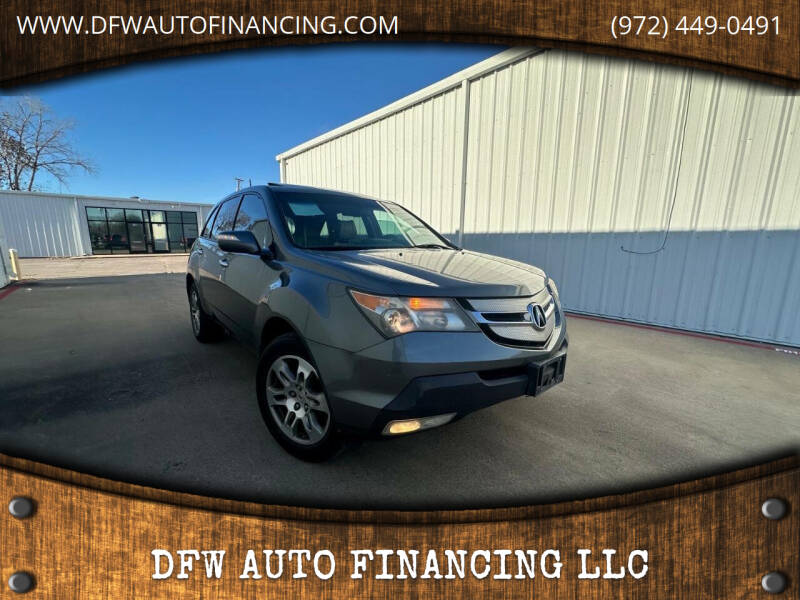 2009 Acura MDX for sale at DFW AUTO FINANCING LLC in Dallas TX