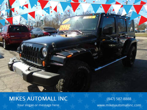 2010 Jeep Wrangler Unlimited for sale at MIKES AUTOMALL INC in Ingleside IL