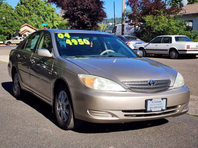 2004 Toyota Camry for sale at ETHAN AUTO SALES LLC in Portland, OR