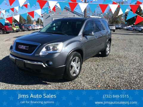 2011 GMC Acadia for sale at Jims Auto Sales in Lakehurst NJ