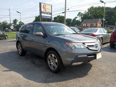 2009 Acura MDX for sale at California Auto Sales in Indianapolis IN