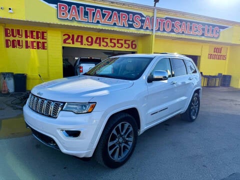 2018 Jeep Grand Cherokee for sale at Baltazar's Auto Sales LLC in Grand Prairie TX