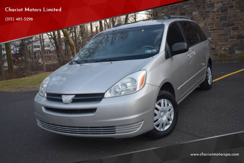 2004 Toyota Sienna for sale at Chariot Motors Limited in Feasterville Trevose PA