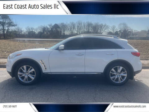 2013 Infiniti FX37 for sale at East Coast Auto Sales llc in Virginia Beach VA
