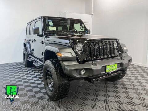 2019 Jeep Wrangler Unlimited for sale at Sunset Auto Wholesale in Tacoma WA