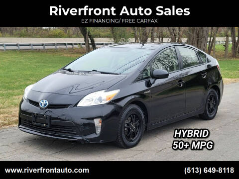 2015 Toyota Prius for sale at Riverfront Auto Sales in Middletown OH