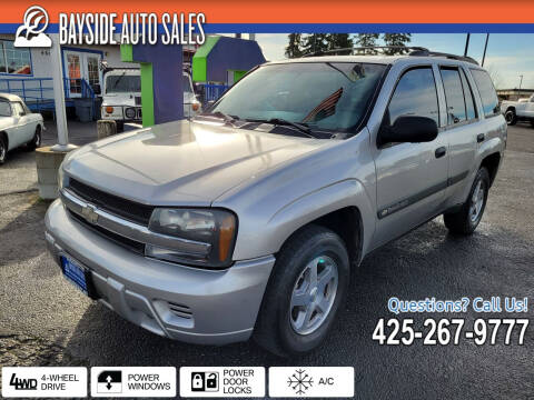 2004 Chevrolet TrailBlazer for sale at BAYSIDE AUTO SALES in Everett WA